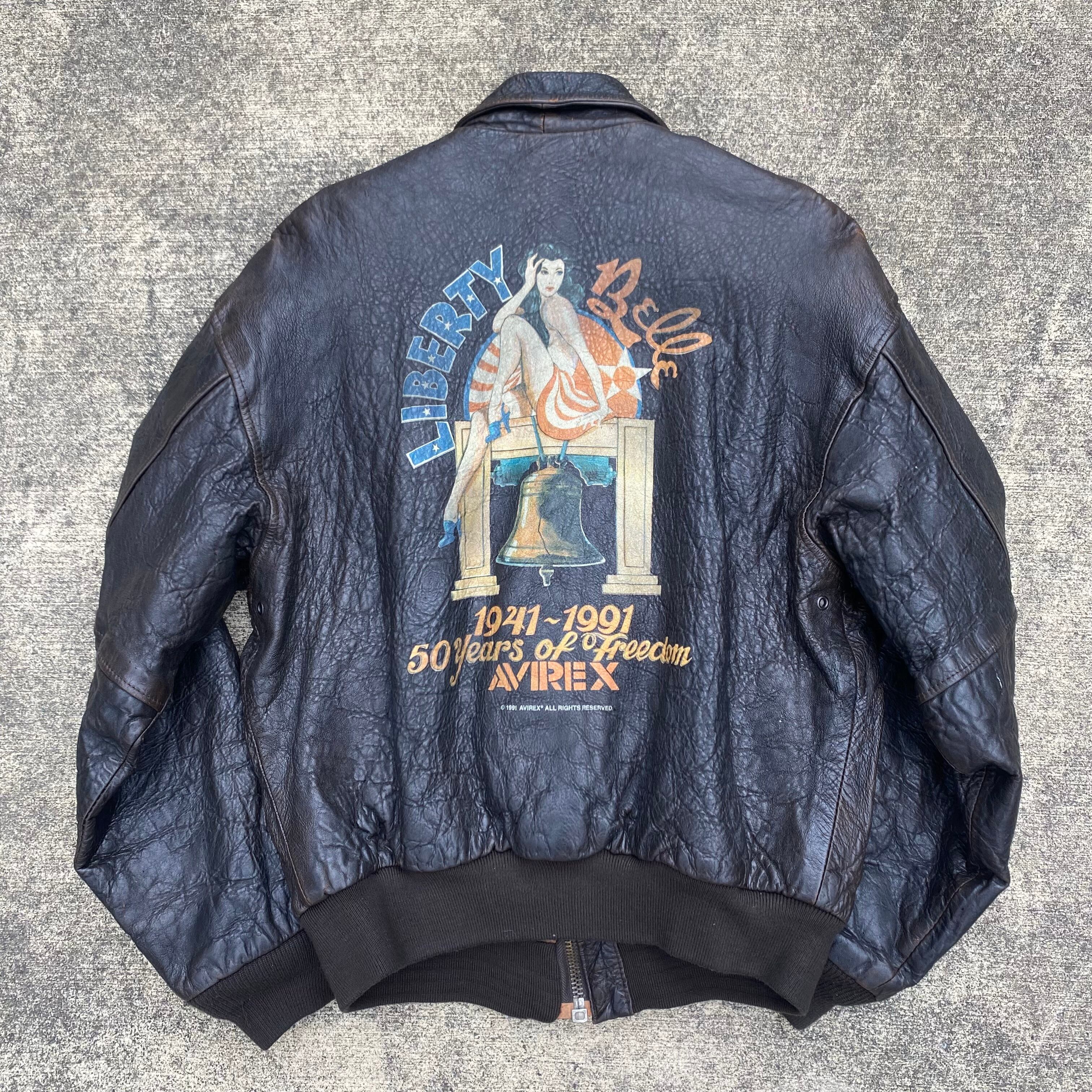 80s 古着 WILLIS & GEIGER A-2 本革 アメリカ製 サイズ38 | Pay ID