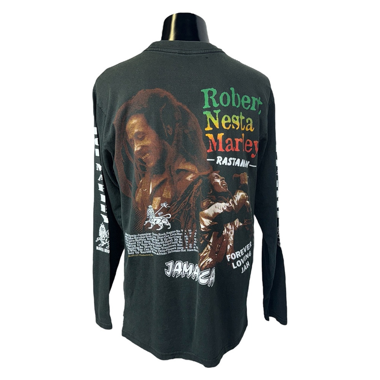 【BOB MARLEY】ボブ・マーリー "RASTAMAN FOREVER LOVING JAH" 90's Vintage ロングスリーブTシャツ