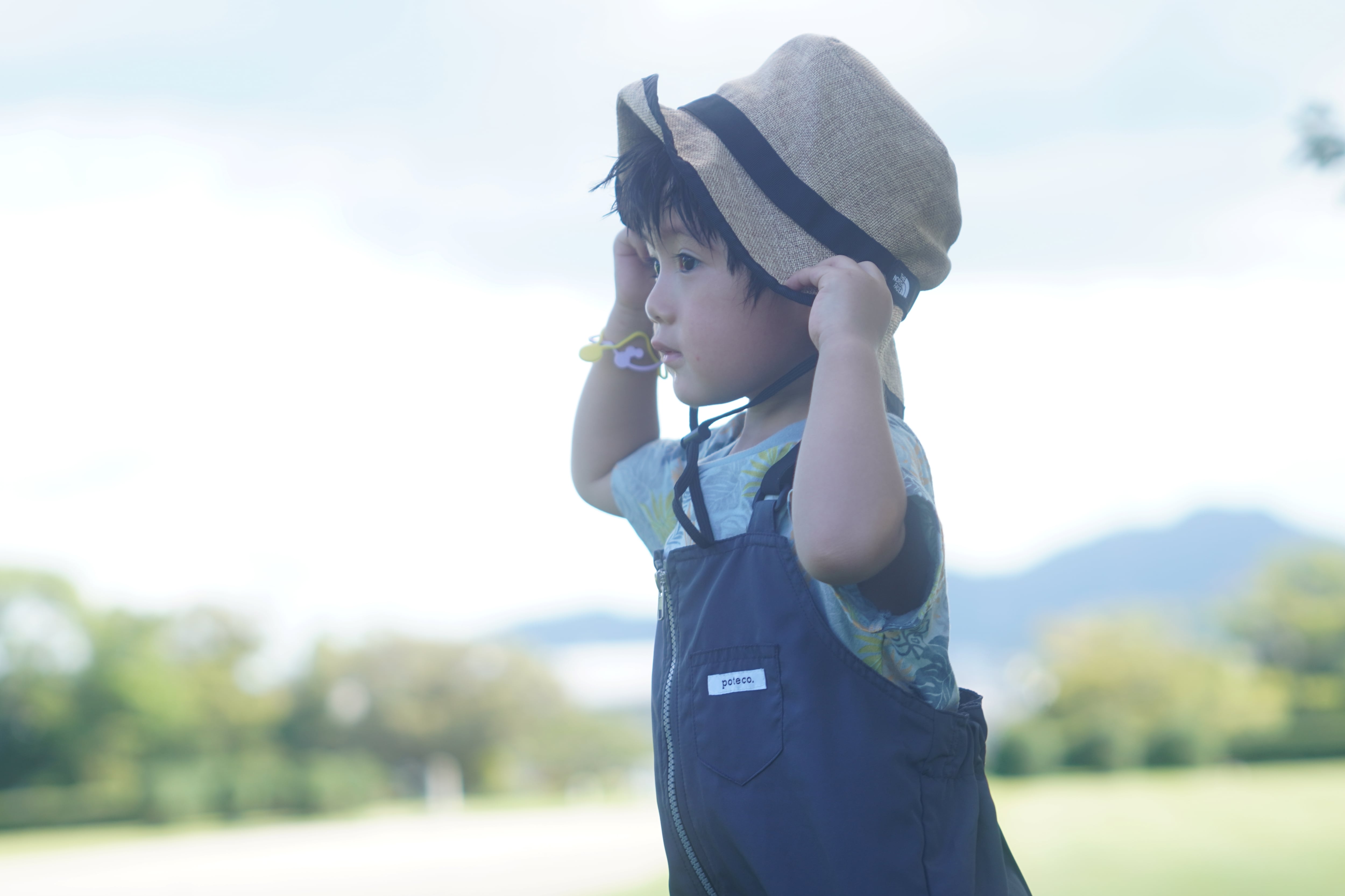 PLAYWEAR Overall ＆Purse (Color: Charcoal gray) | poteco.