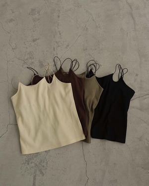 AM390202 cut design camisole 【Re Stock】