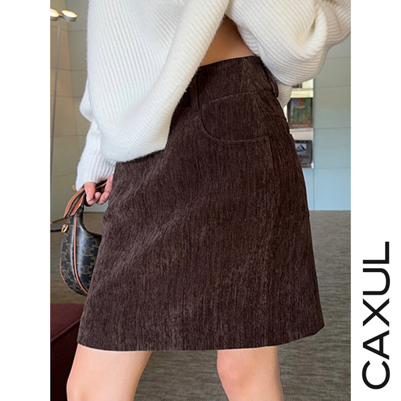 ベルベット ミニスカート/2color