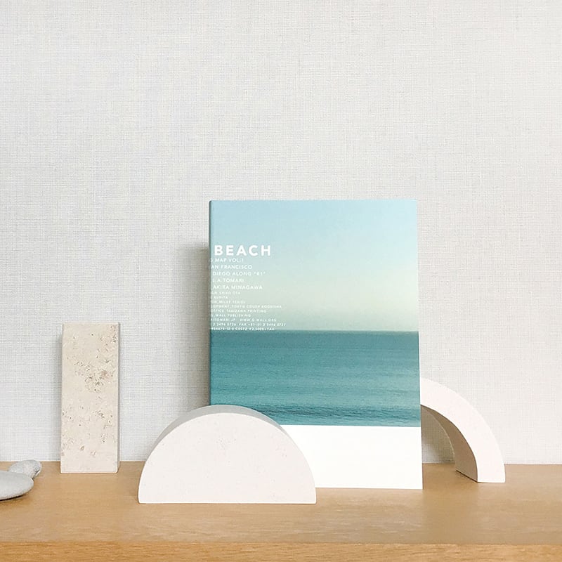 アーチ型ブックエンド ホワイト［ ISHIZO］ | REAL Style online