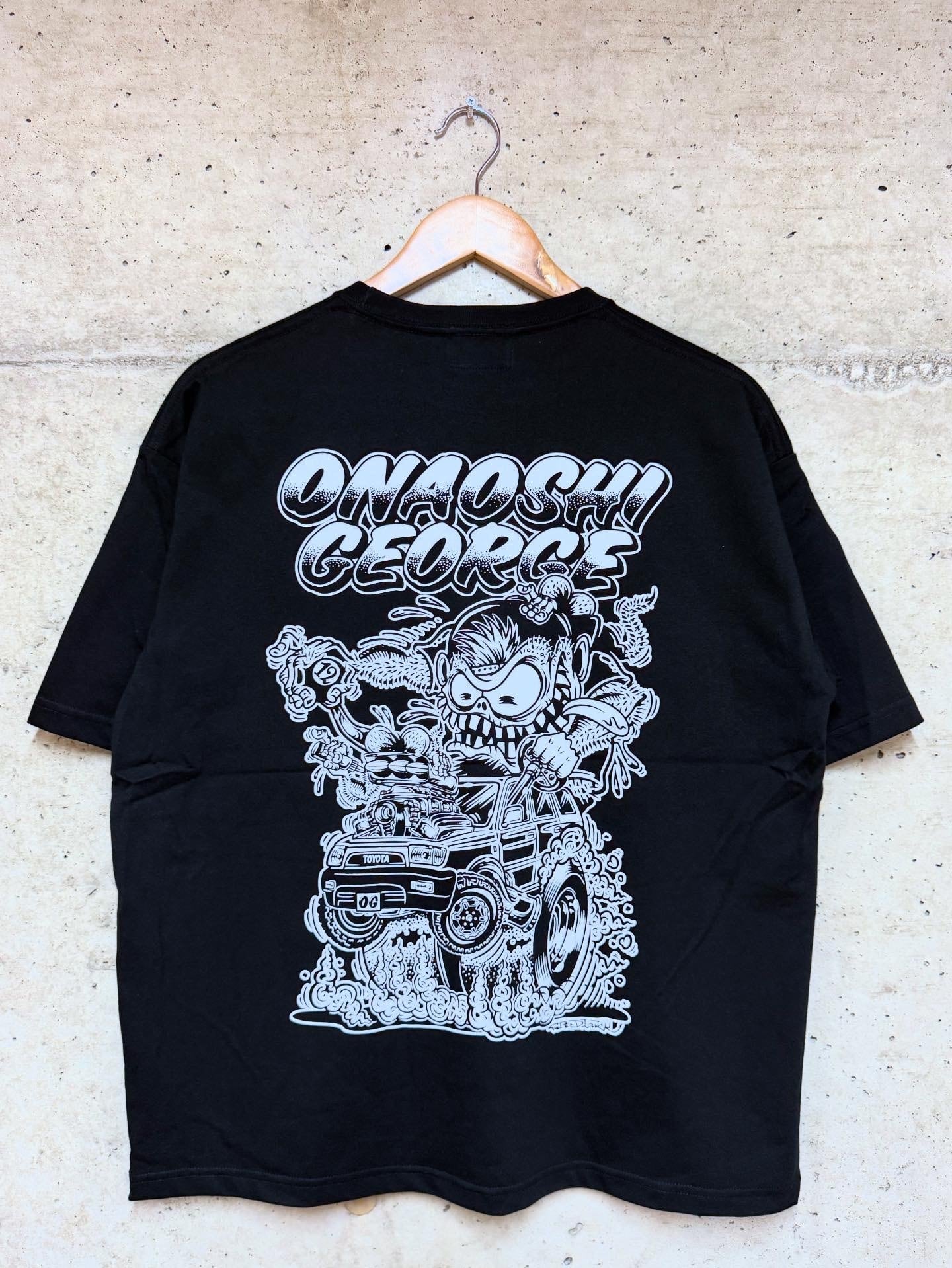 お直しジョージ ONAOSHI E 黒パーカー XL ONAOSHI GEORGE ORIGINALS | ONAOSHI GEORGE LOCAL SHOP