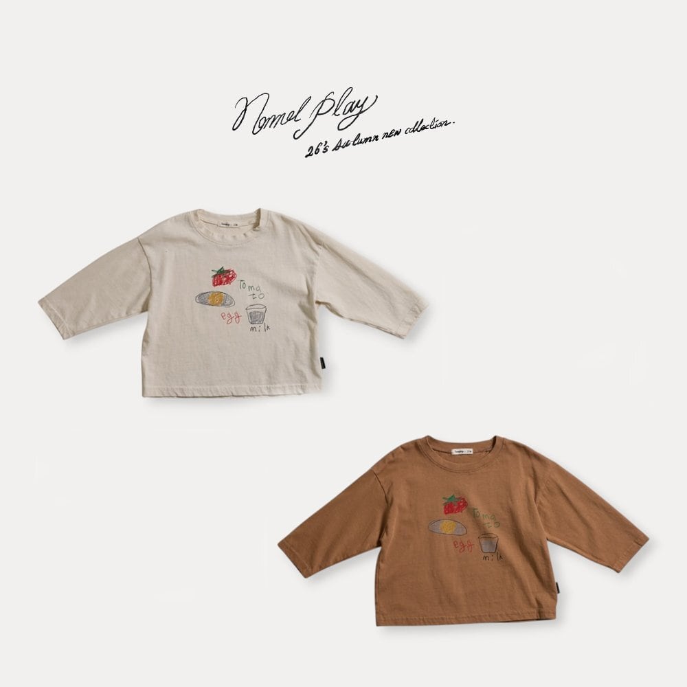 送料無料【予約】/ エッグTシャツ  /  normal play