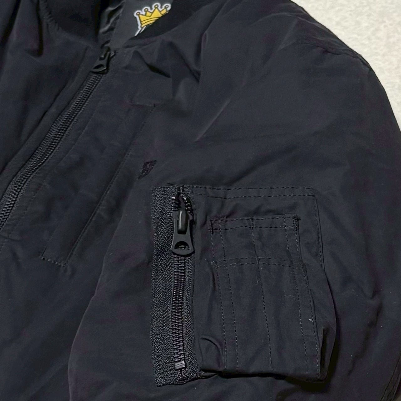 FAT MA-1 ブルゾン 希少なJUMBO エフエーティー size M】FAT エフエイティー MA-1 ボンバージャケット ブルゾン