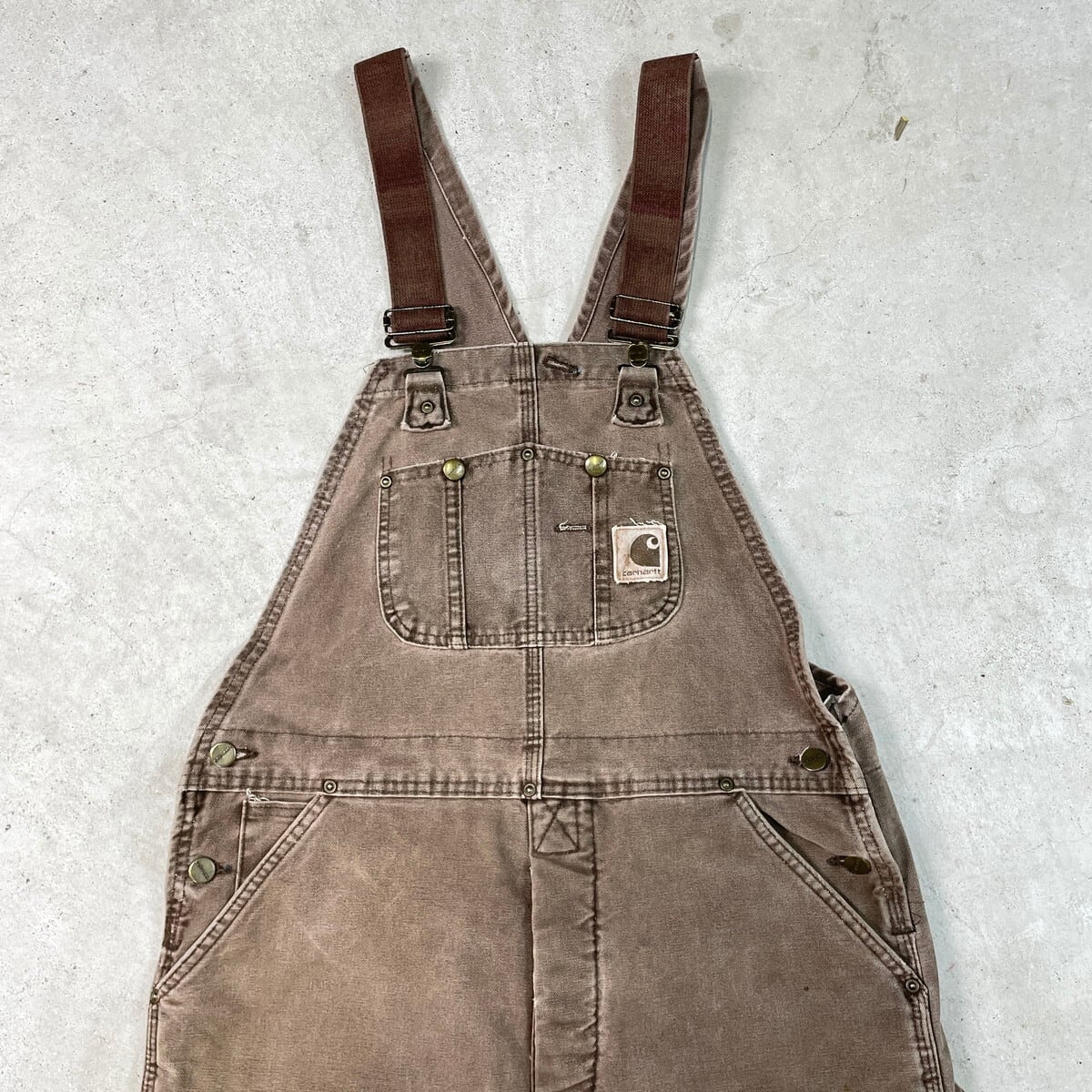 90年代- Carhartt カーハート ダック地 ダブルニー オーバーオール