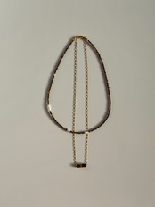 Tiger Eye Layered Necklace［BZN44］