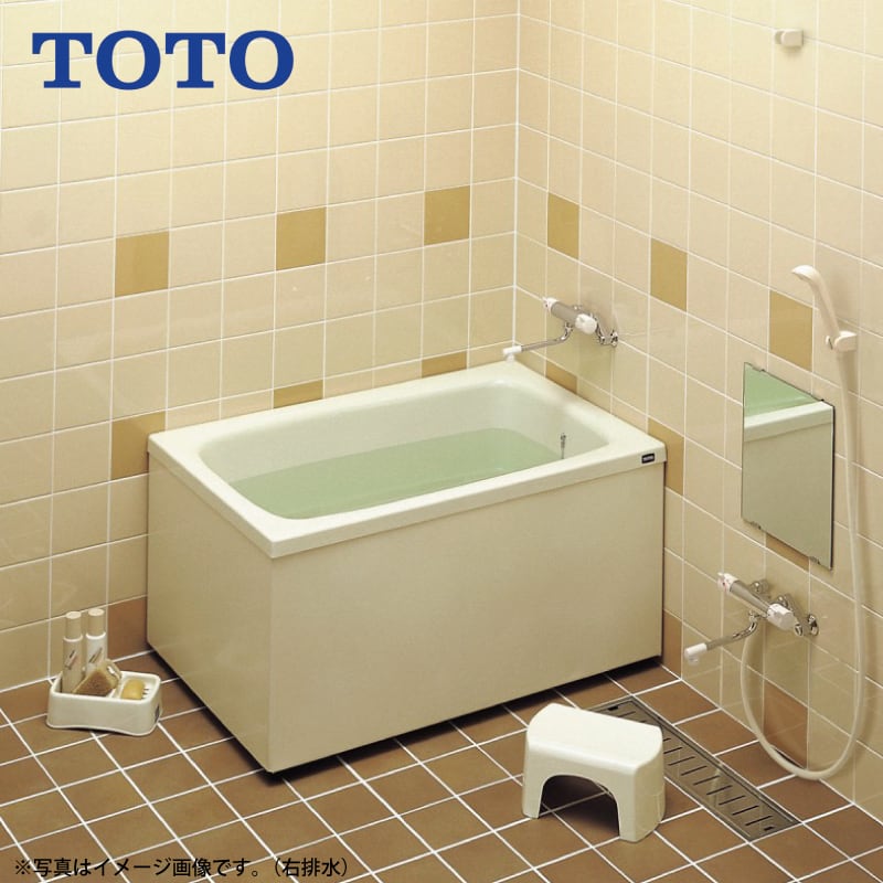 正規認証品!新規格 TOTO バスタブ 洋風バス用排水金具<br>その他洋風バス専用 PZ6186<br> ワンプッシュ排水栓式 横引き排水 