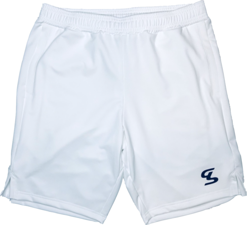 GS Logo Game Short Pants  (ALL JAPAN MADE PRODUCTS) / White ：Logo Navy