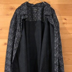 【ALFANI】 長袖 柄シャツ XXL アメリカ古着 綿