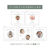 一升米｜写真入り ｜1歳誕生日ギフト｜2合×5個(10合)セット