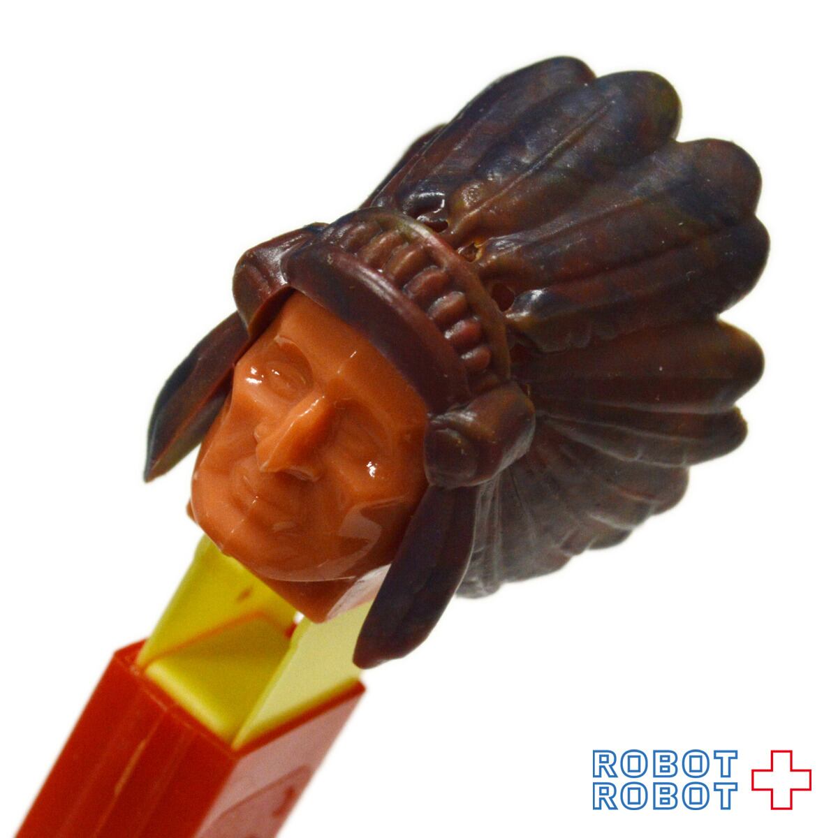 PEZ インディアン・チーフ 足なし 赤ステム 2.6 | ROBOTROBOT