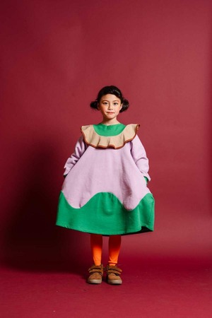 【26AW】ZOZIO(ゾジオ)Kimbely one piece (M/L)ワンピース ラベンダー