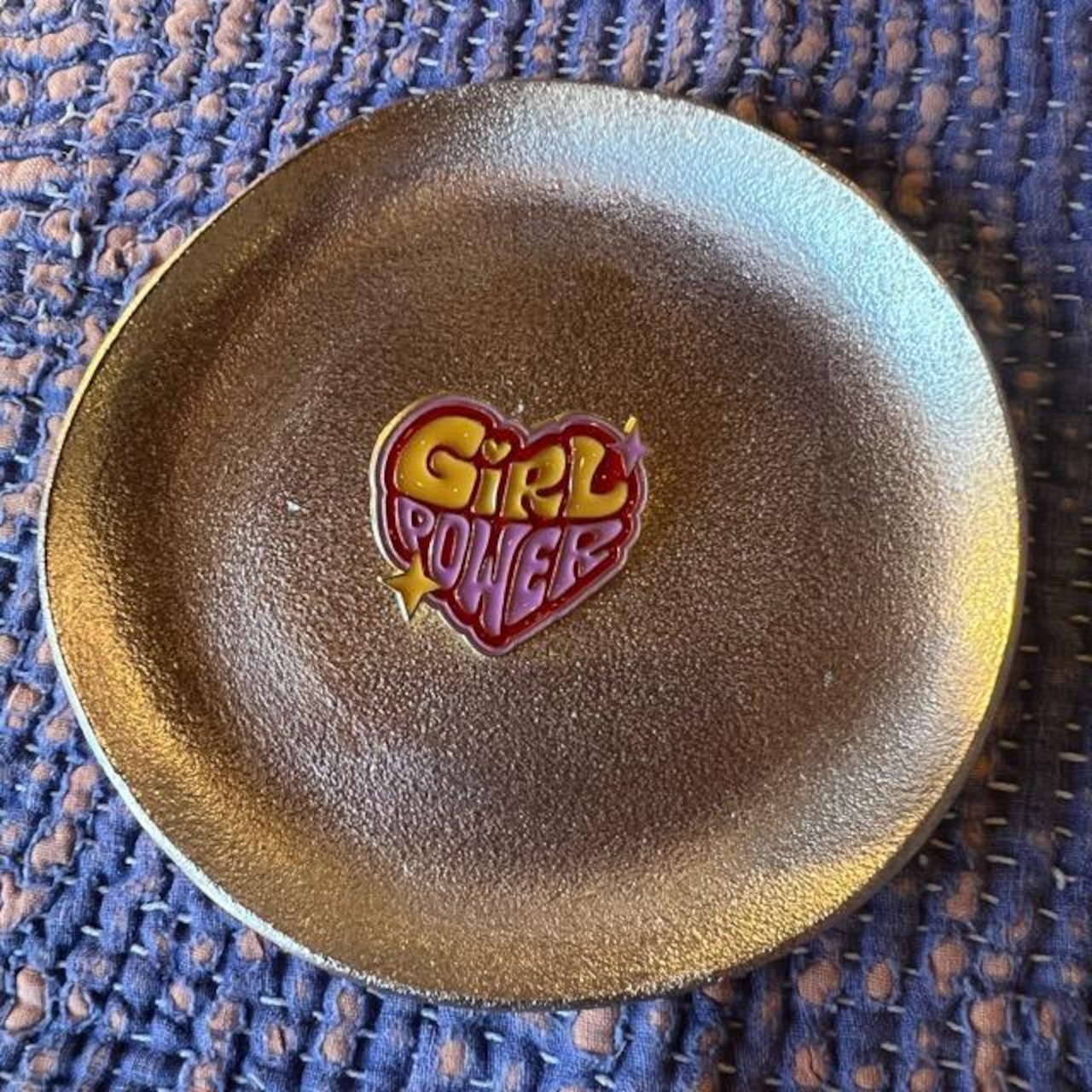 TOPANGA Jewelry　pin brooch　Candy Heart Girl Power　ピンブローチ　キャンディーハートガールパワー　プレゼント　ギフト　