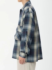 【DAIWA PIER39】TECH SPORTS OPEN COLLAR SHIRT L/S BIG TARTAN