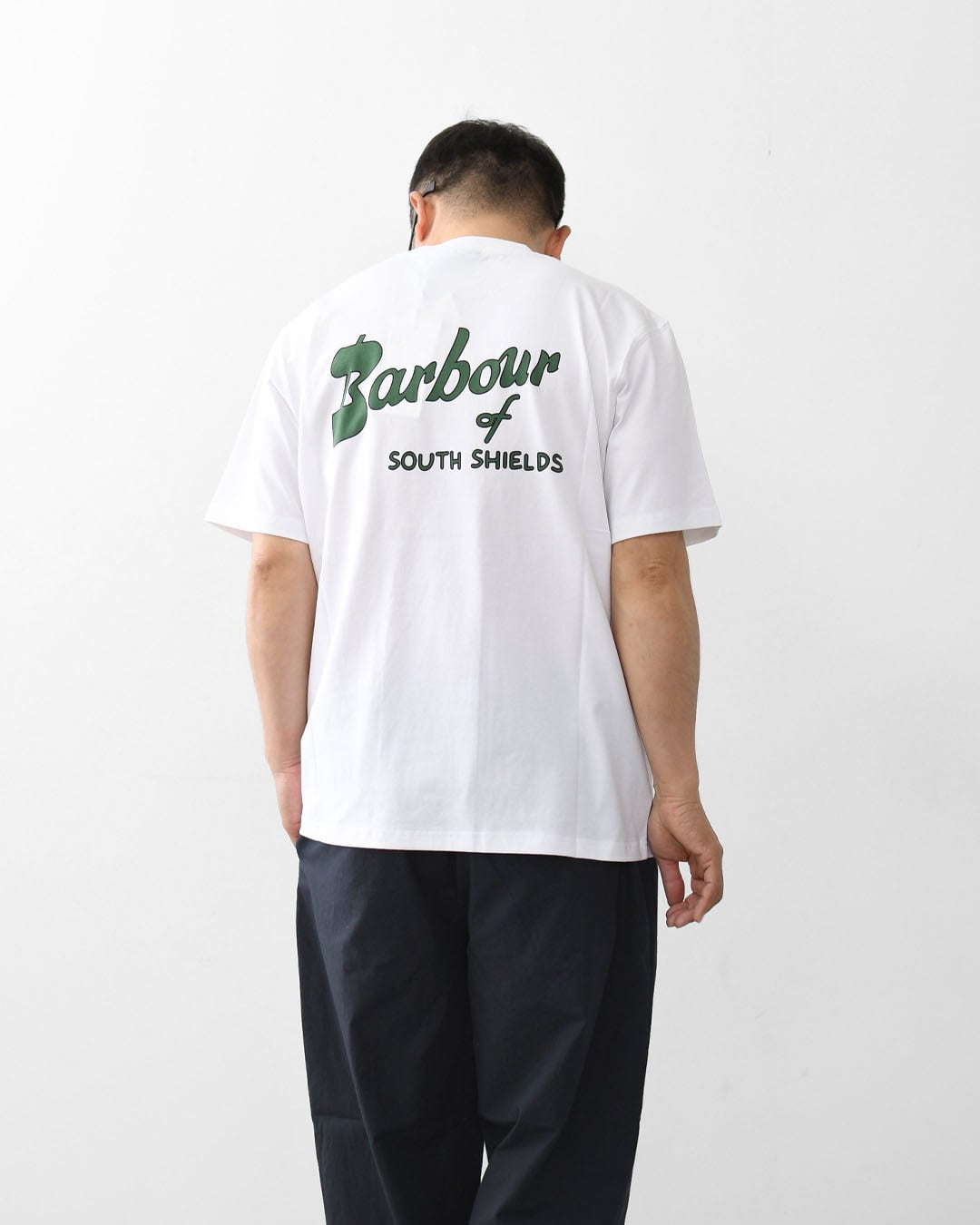 Barbour [バブアー] barbour crossby logo t-shirt [MTS1676] バブアー