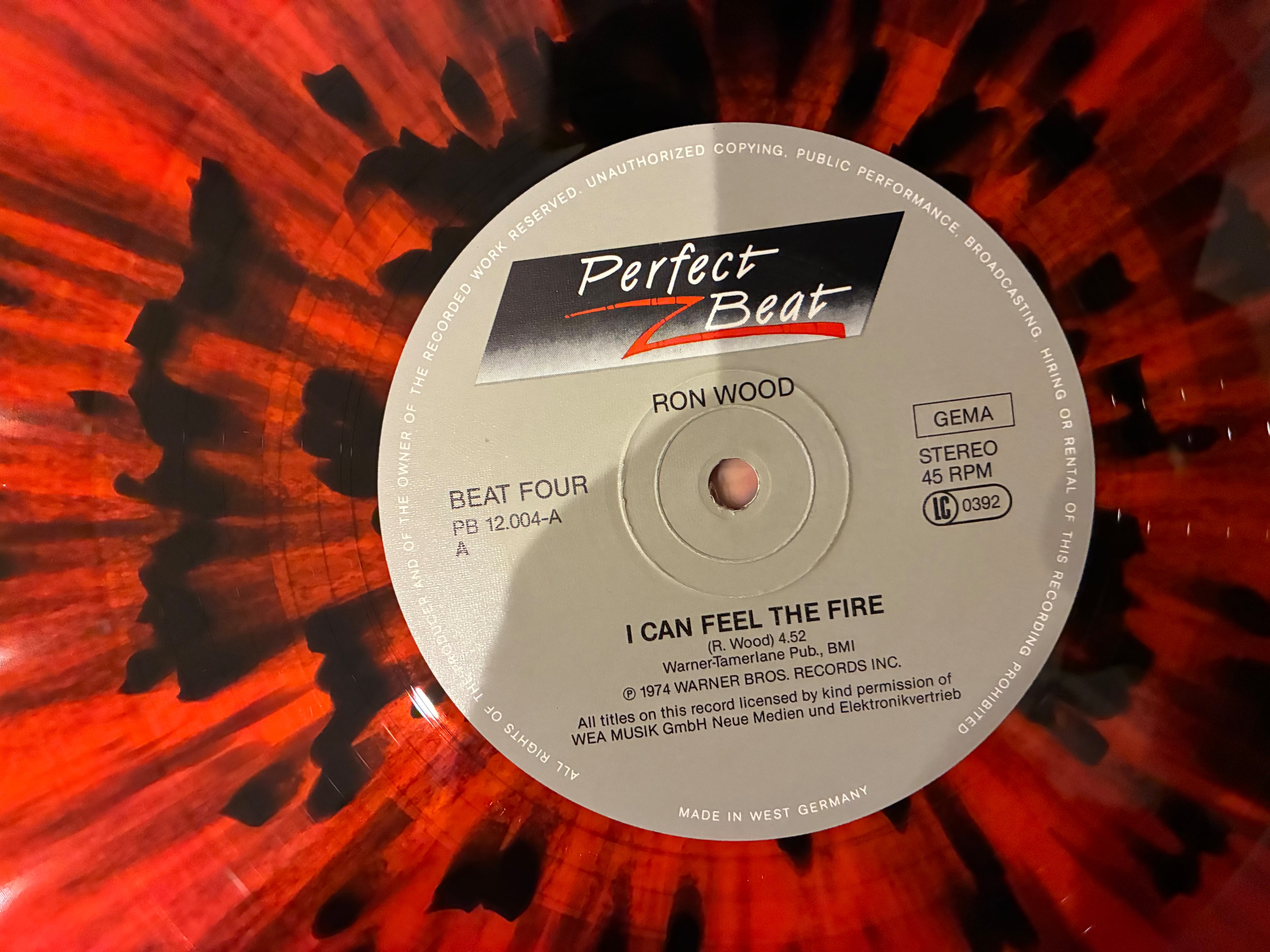 RON WOOD / I CAN FEEL THE FIRE | sixteen records (シックスティーン