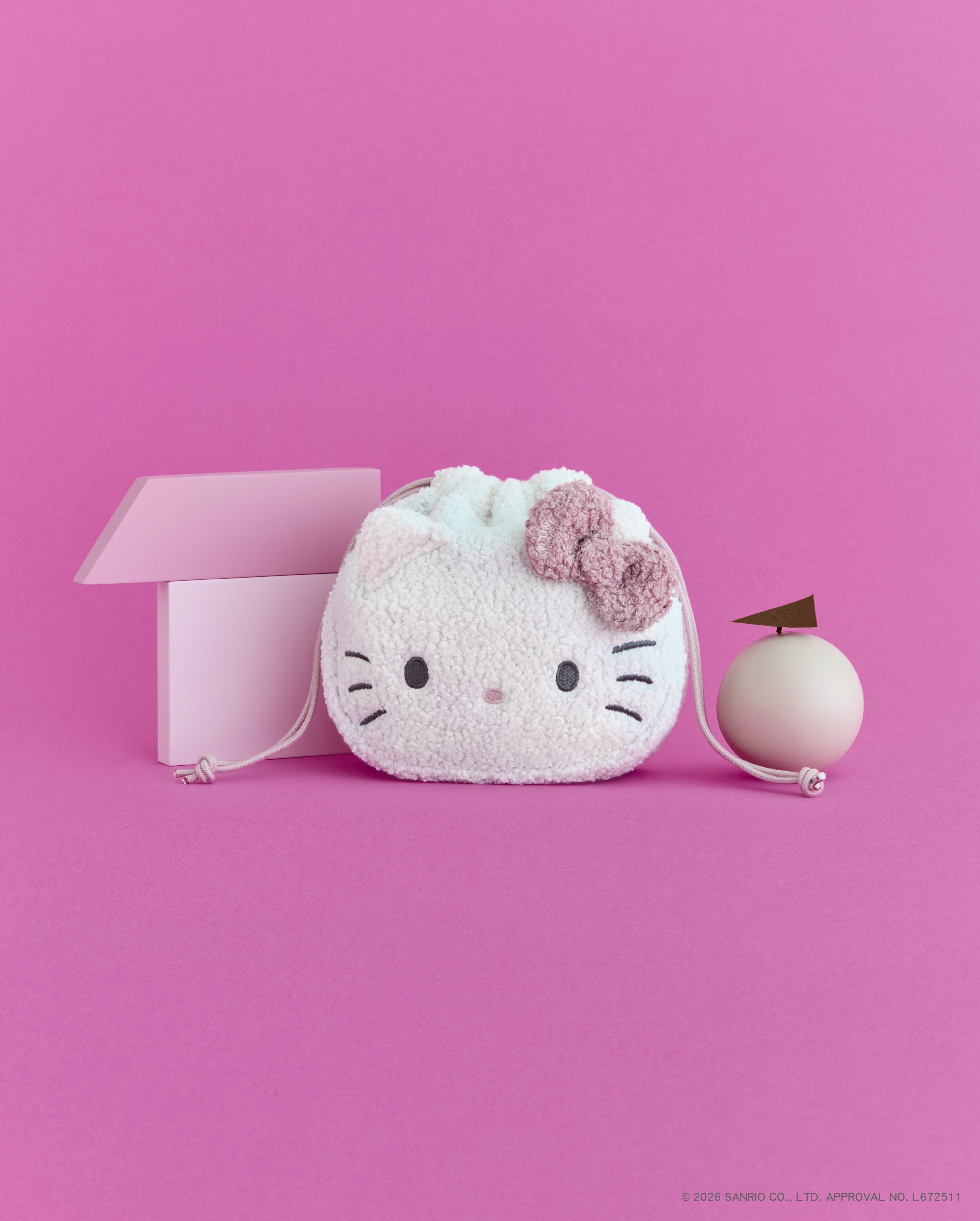 HELLO KITTY × BRILMY ZUBORA KINCHAKU POUCH | BRILMY