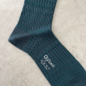 Ayamé / 【men’s】Basket Lunch solid color socks AYM201SLD