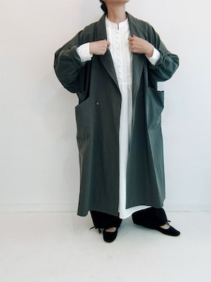 NATIVE VILLAGE / 霧は俄かに揺れる ピンチドコート fog gray