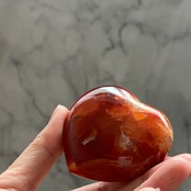 カーネリアンハート*0502*天然石インテリア*置き物