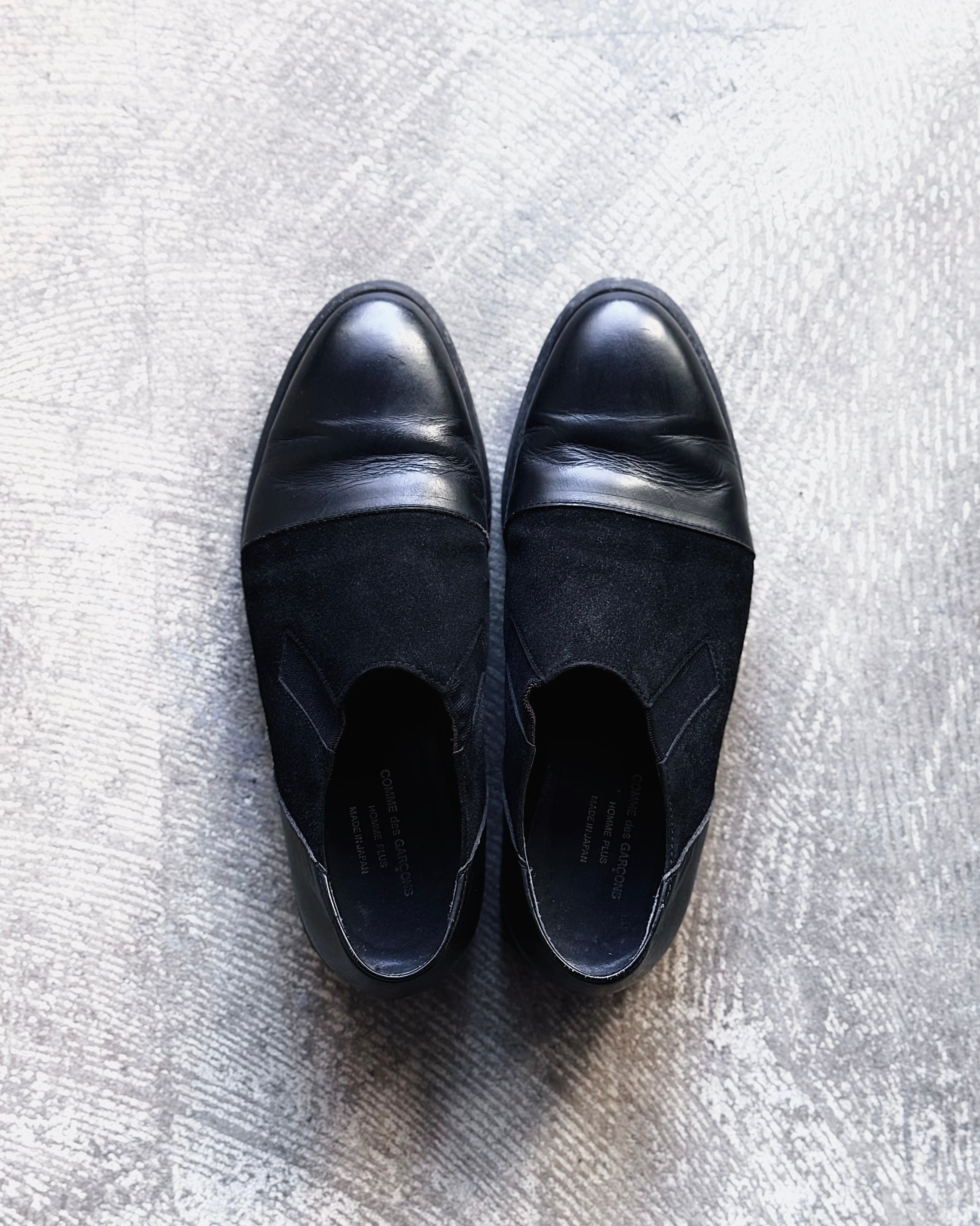 COMME des GARCONS HOMME PLUS- switching leather dress shoes | 弥勒