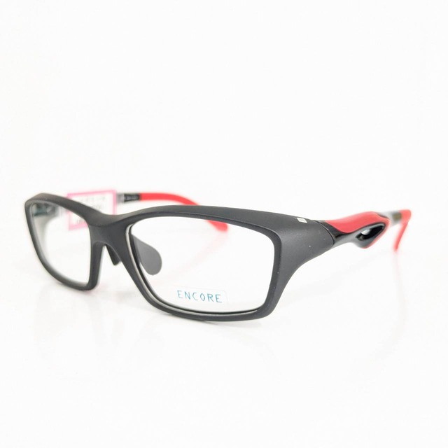 【ENCORE】スクエアセルフレーム　ブラック