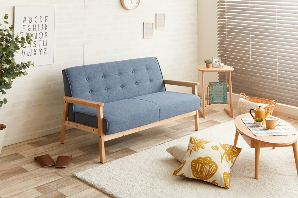 NEW RETRO オリジナル 2人掛けソファ ブルー 【公式通販】