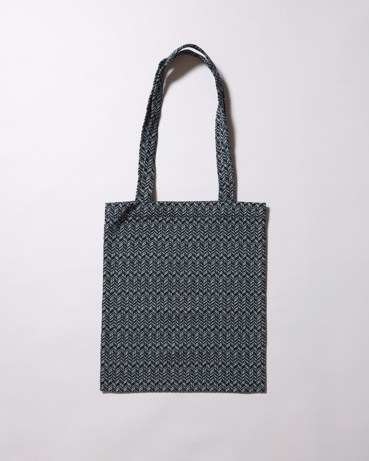 WV Original / nobody’s perfetc Tote Bag - Green Herringbone