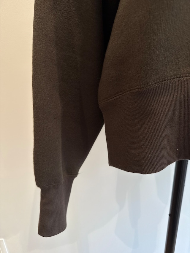 jonnlynx/JL225-CT930 COTTON WOOL URAKE PULL OVER Brown