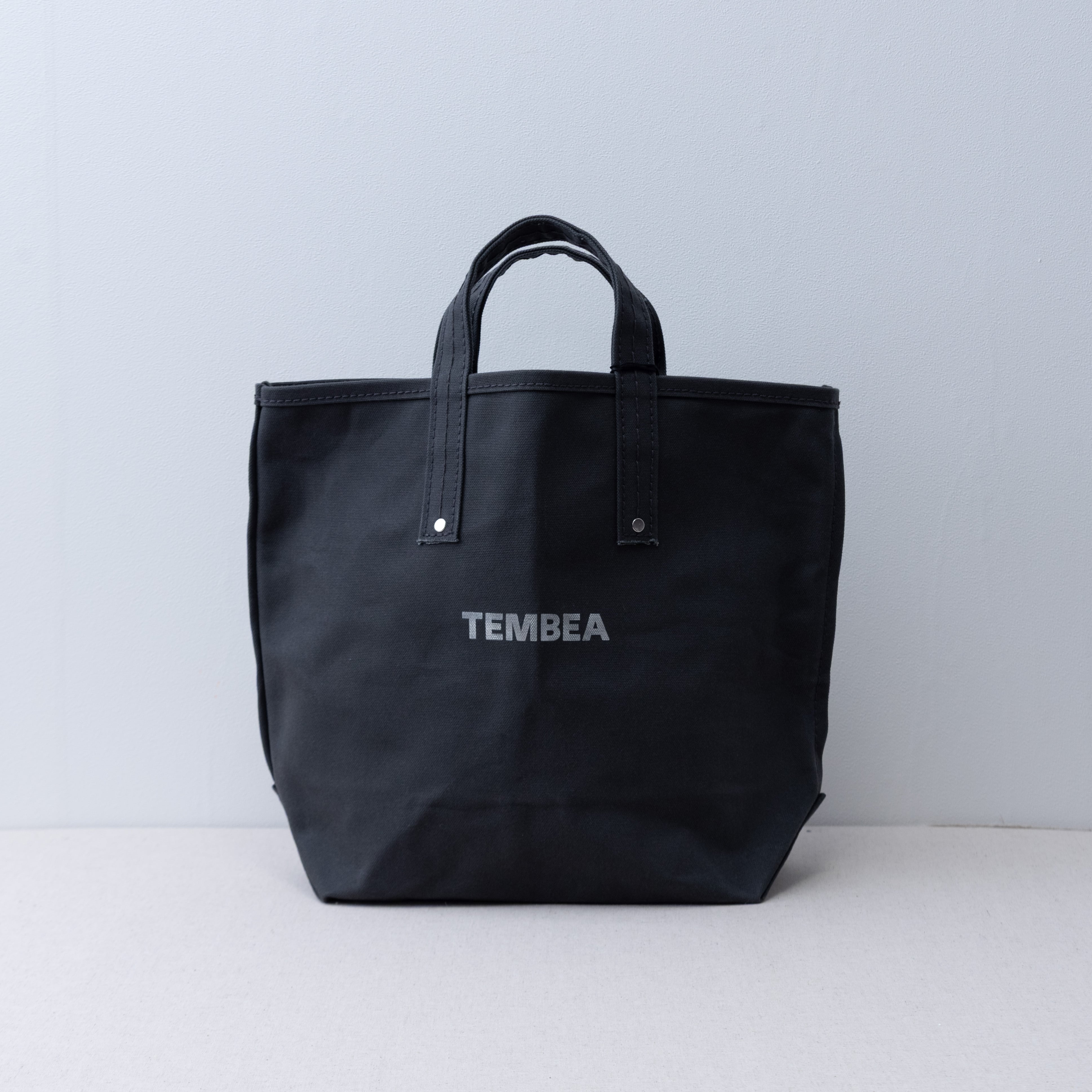 TEMBEA 黒 トートバッグ TEMBEA | PAINTER TOTE MEDIUM CHARCOAL | テンベア | ペインター