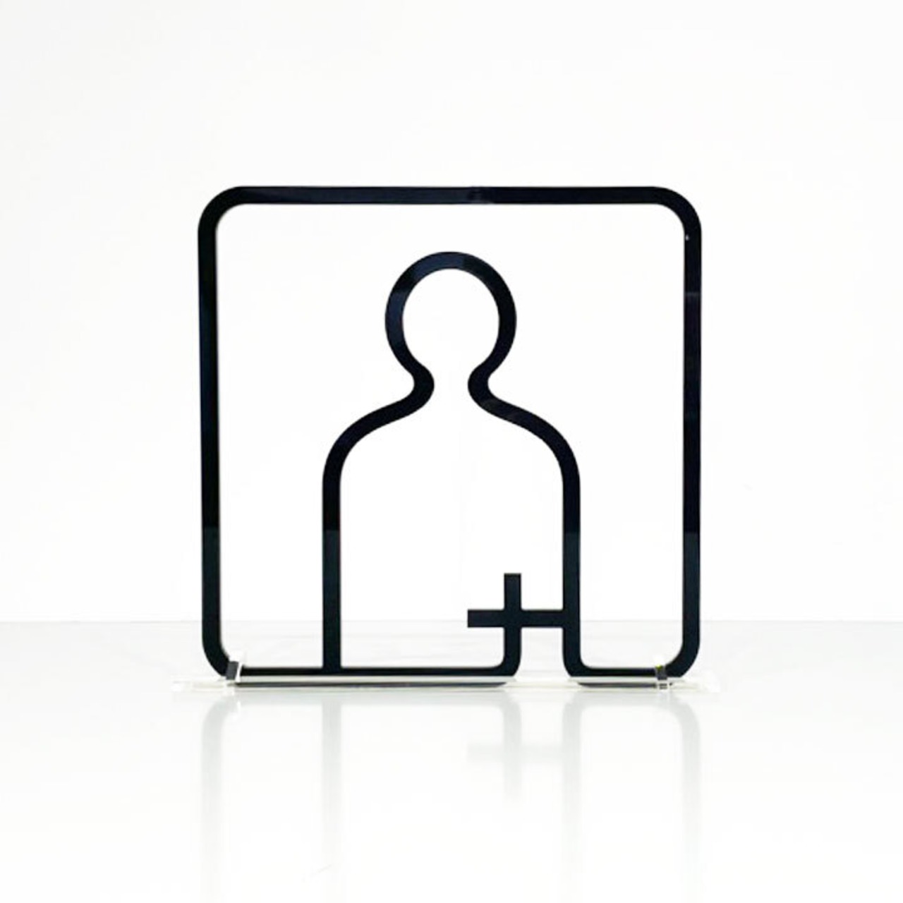 ツケレルン（3Wayピクトサイン）軽量 アクリル 突き出し 看板 （オスメイト サイン）3way-0097 - 3