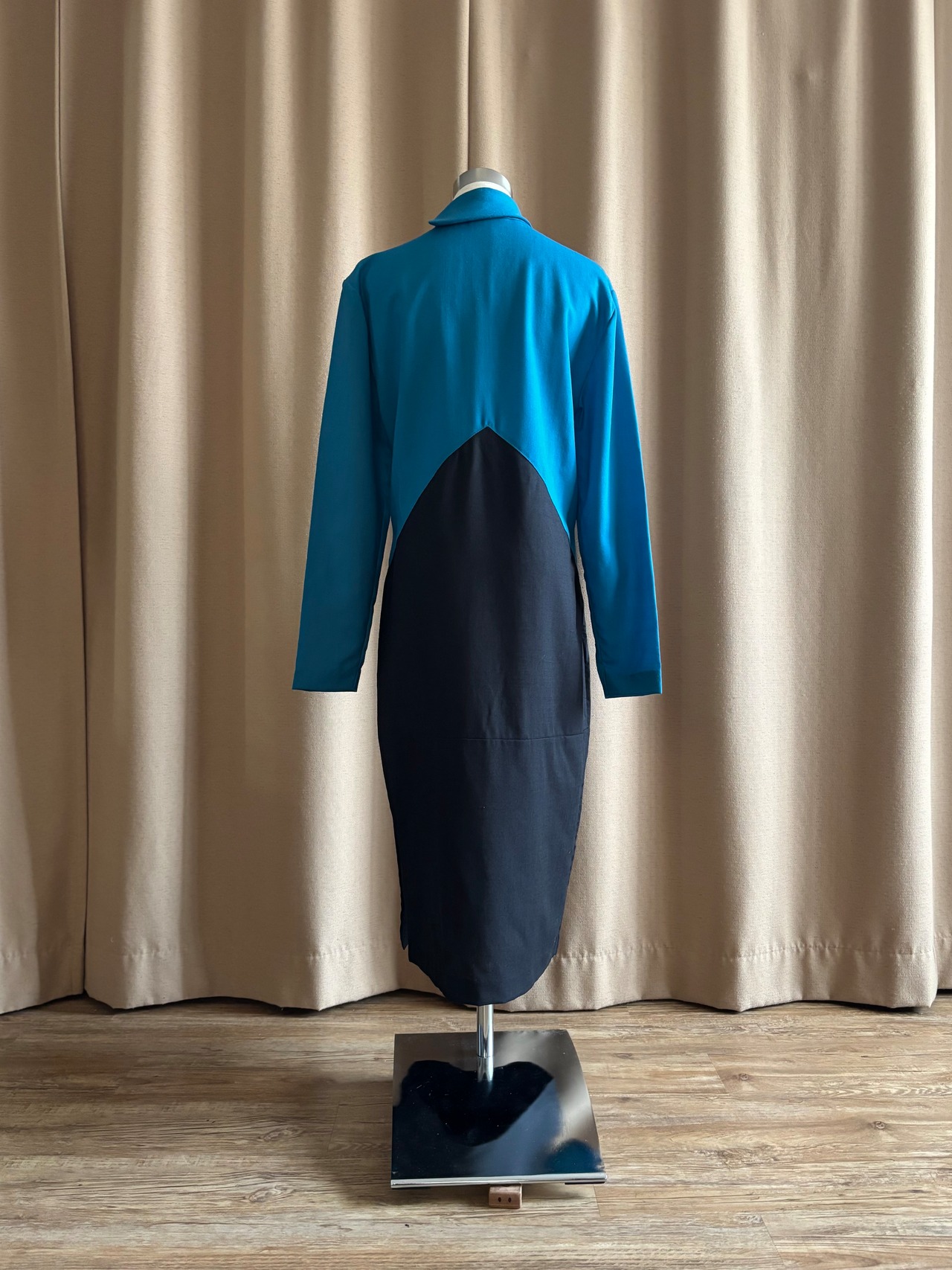 MADE IN U.S.A. bicolor design dress-5193-3