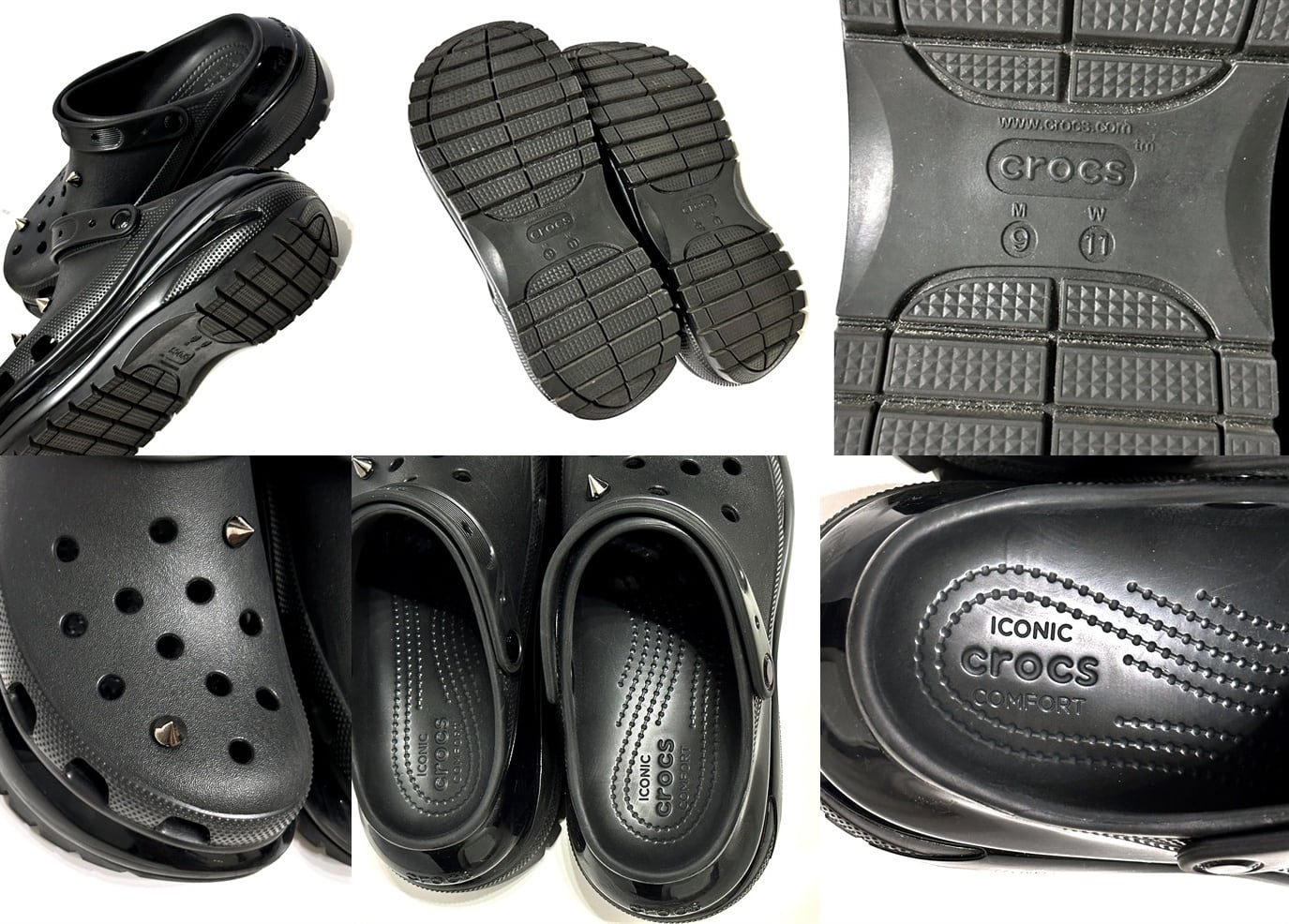 crocs MEGA CRUSH CLOG クロックス メガ クラッシュ クロッグ ブラック