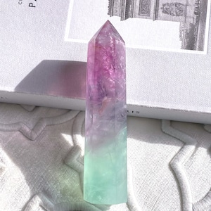 Watermelon Fluorite Tower 4