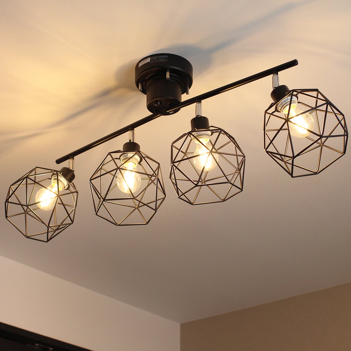 シーリングライト　おしゃれ WIRE Ceiling Light ワイヤー シーリングライト-straight type