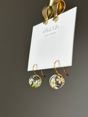 creeping baby's breath hook pierce 【数量限定】