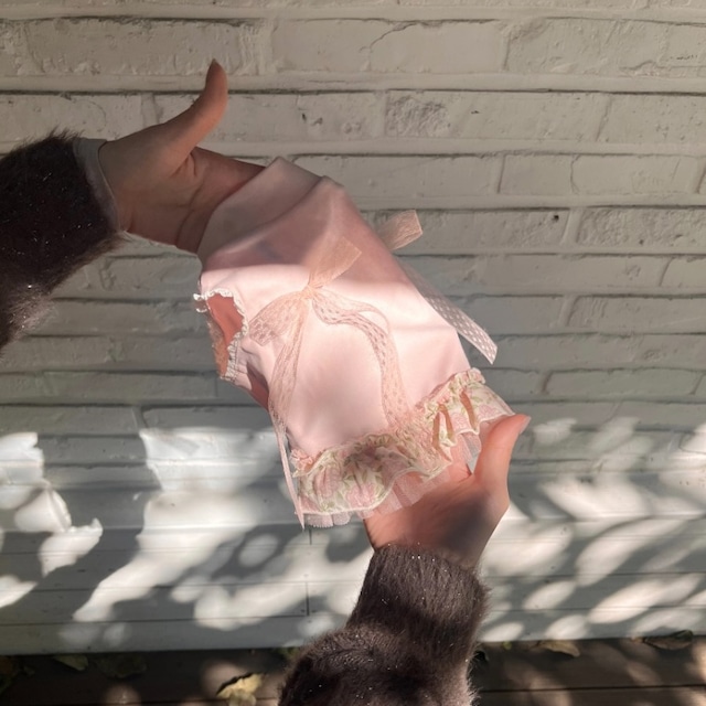 【予約】[Hi yeboo] lumi sleeveless (pink)