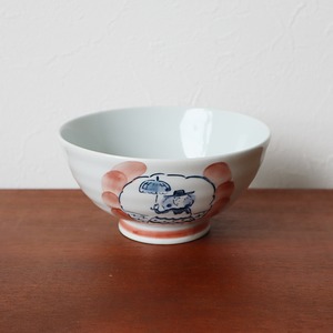 【アウトレット】有田焼　出島（赤）茶付