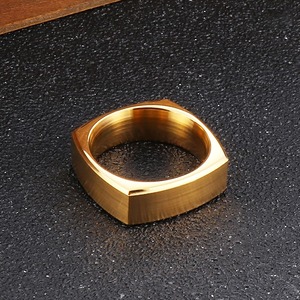 Plain Face Square Ring / プレーン フェイス スクエア リング