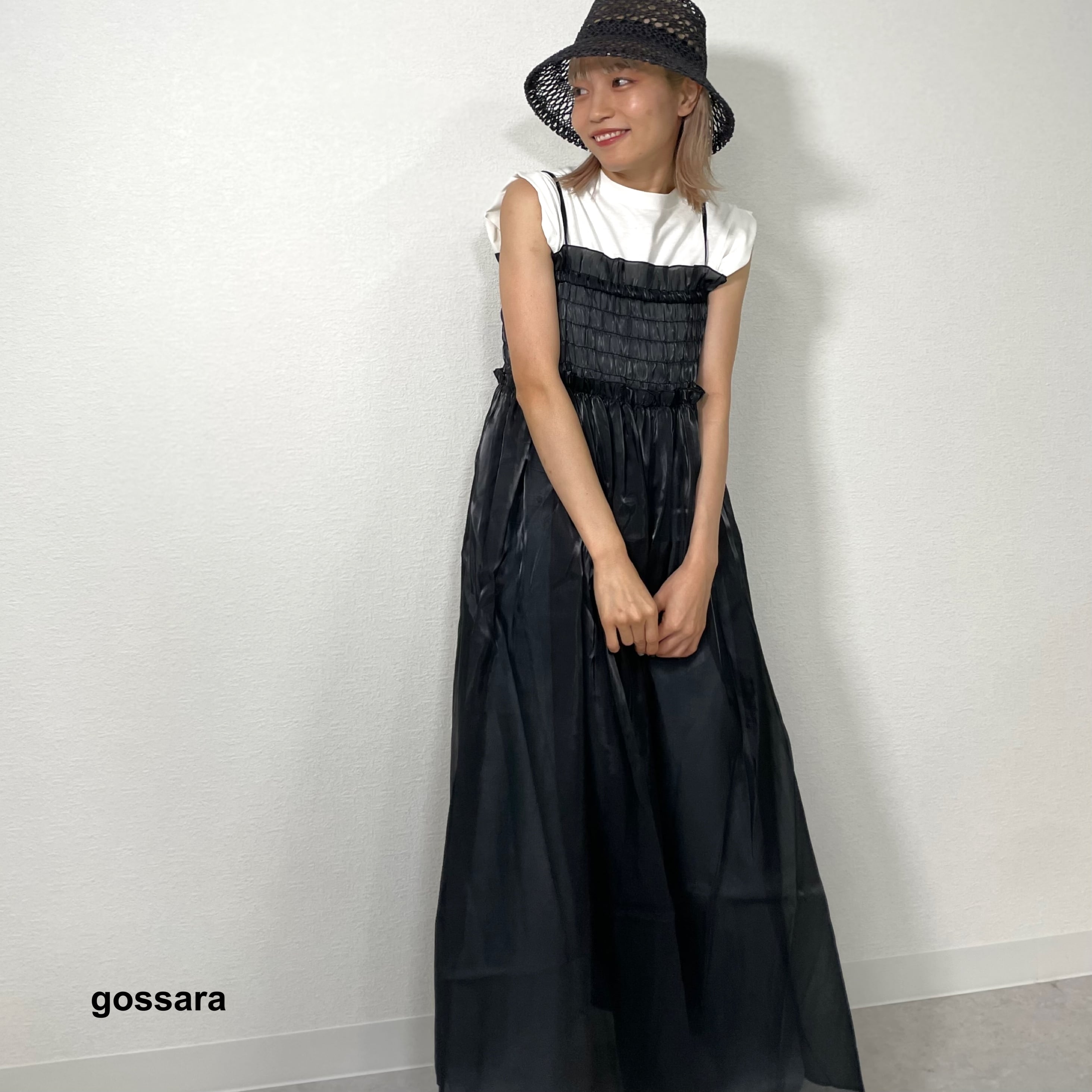 オーガンジーキャミワンピース 5157229 (0701) | gossara(ゴサラ) オーガンジーキャミワンピース 5157229 (0701) | gossara(ゴサラ)