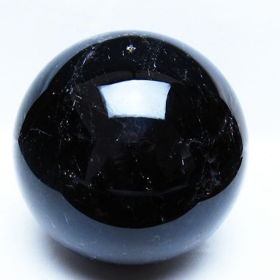 3Kg モリオン 黒水晶 丸玉 133mm スフィア 一点物 161-962