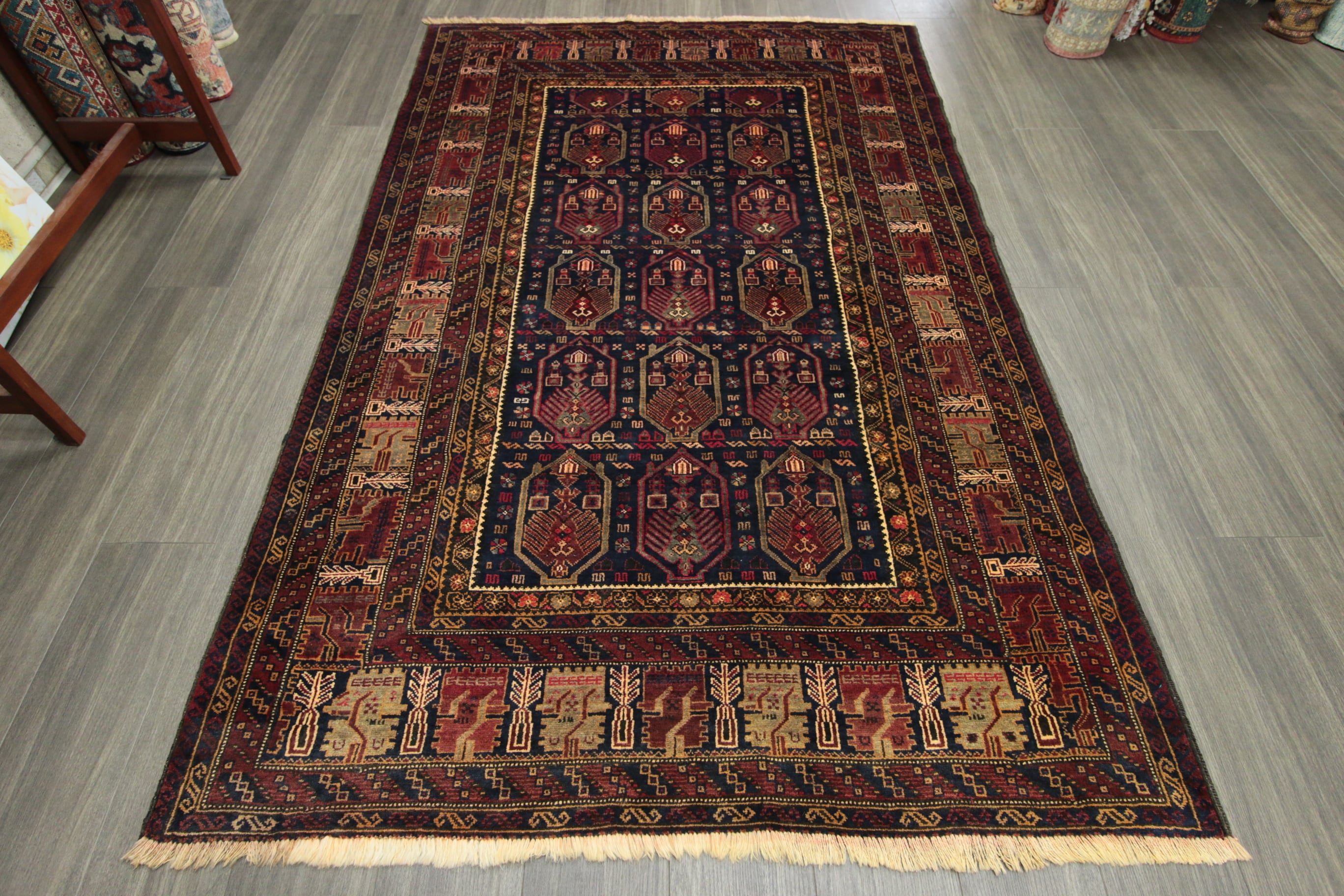 ヴィンテージラグ　モロッコ　手織り絨毯　トライバルラグ ヴィンテージラグモロッコ手織り絨毯トライバルラグ