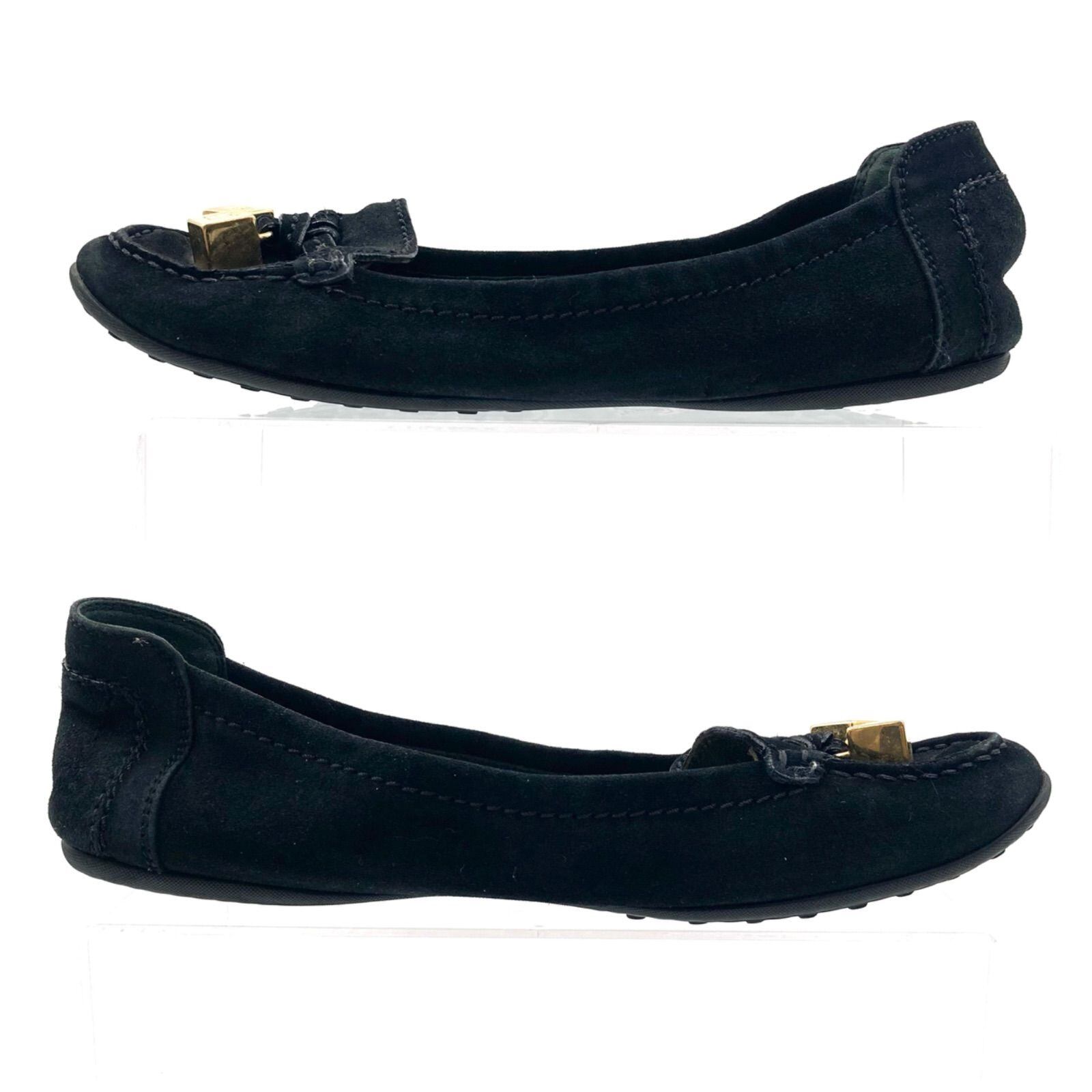 LOUIS VUITTON ルイヴィトン キューブチャーム付き フラットシューズ