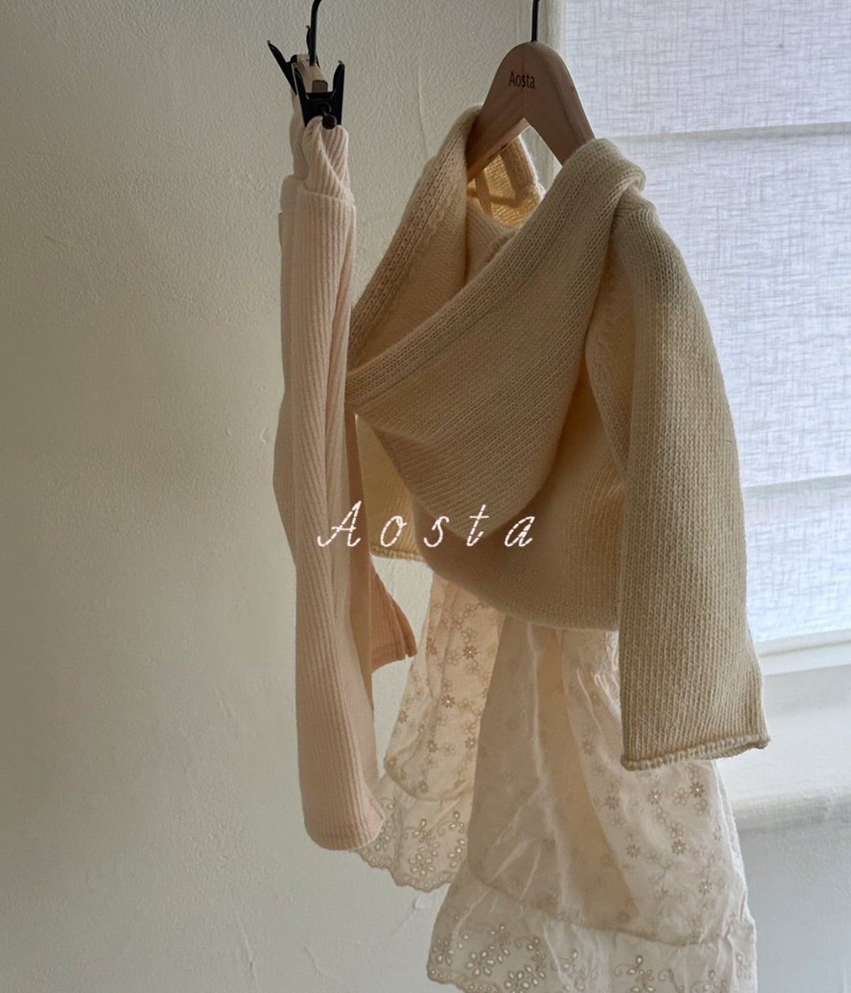 送料無料【予約】/ ニットクッキーフード / aosta