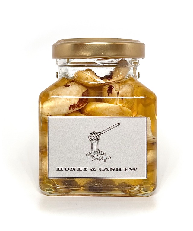 HONEY & CASHEW ( はちみつ漬けカシューナッツ） 100g