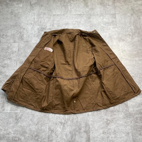 50-60s AU FUSIL 刺繍タグ ブラウン フレンチワークジャケット 詳細写真3