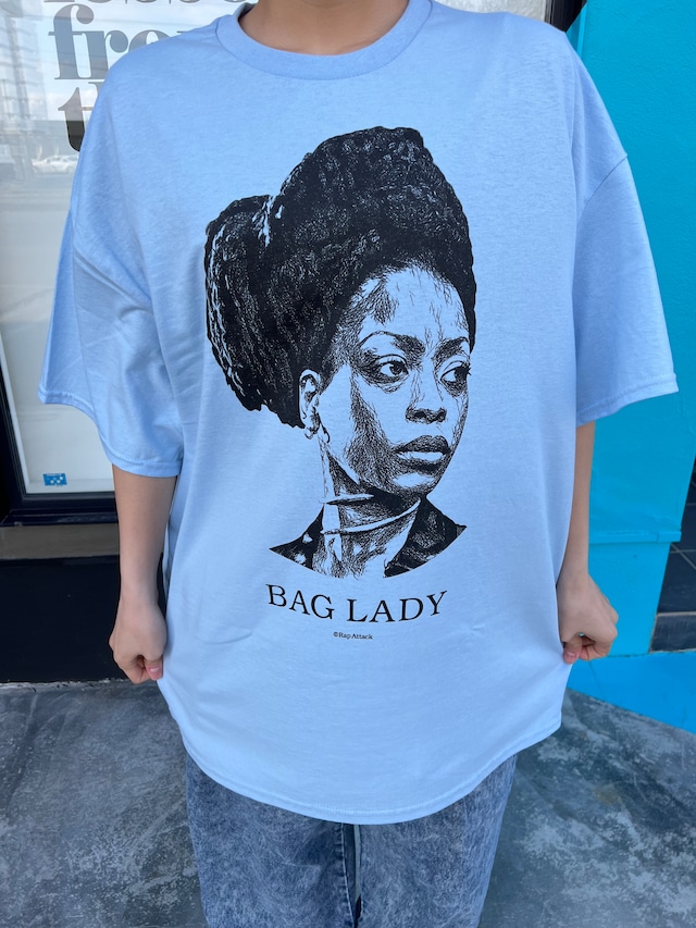 ＲＡＰ ＡＴＴＡＣ　BAG ADY　erykah badu 　L.blue　２ＸＬ