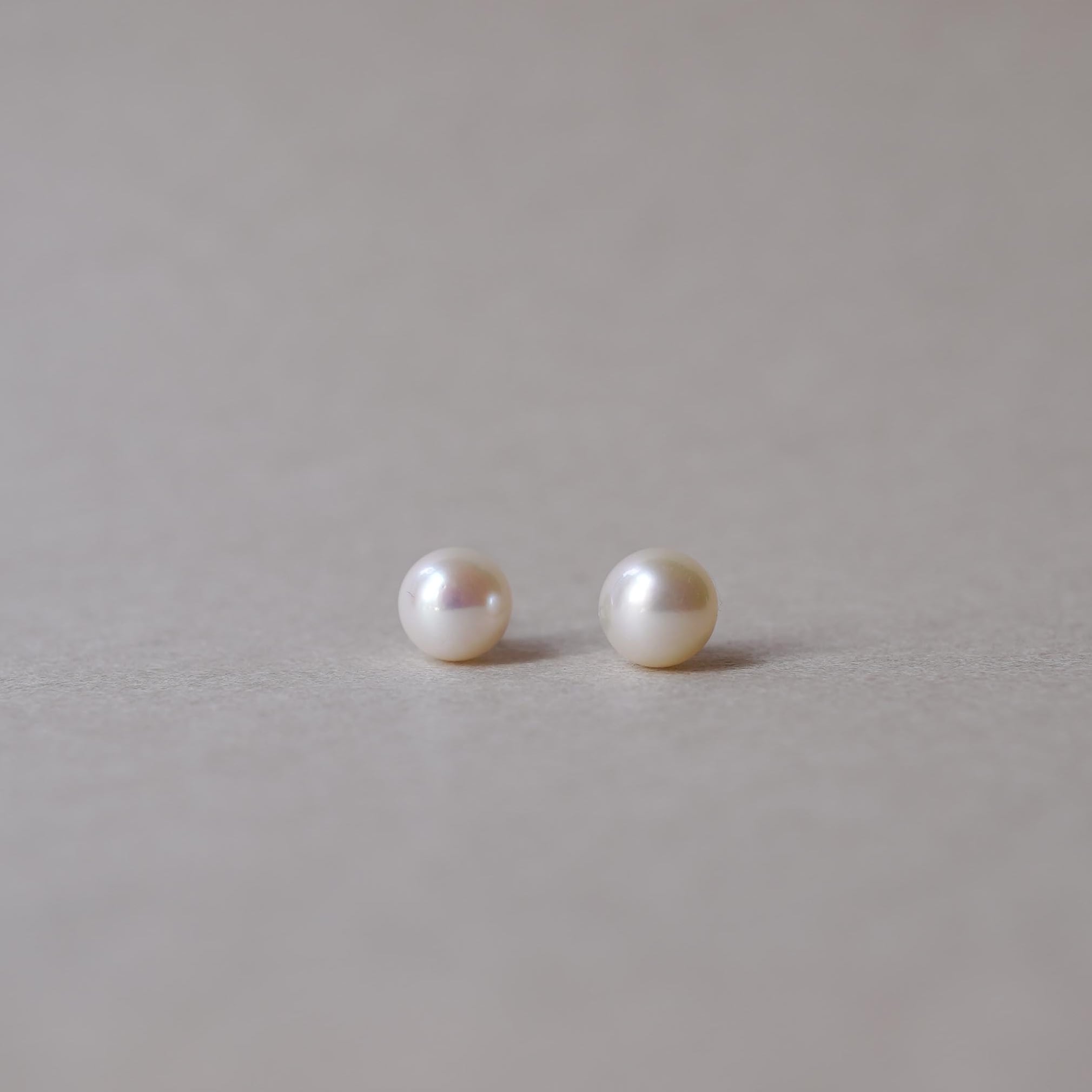 K18 アコヤ真珠ピアス | temtem