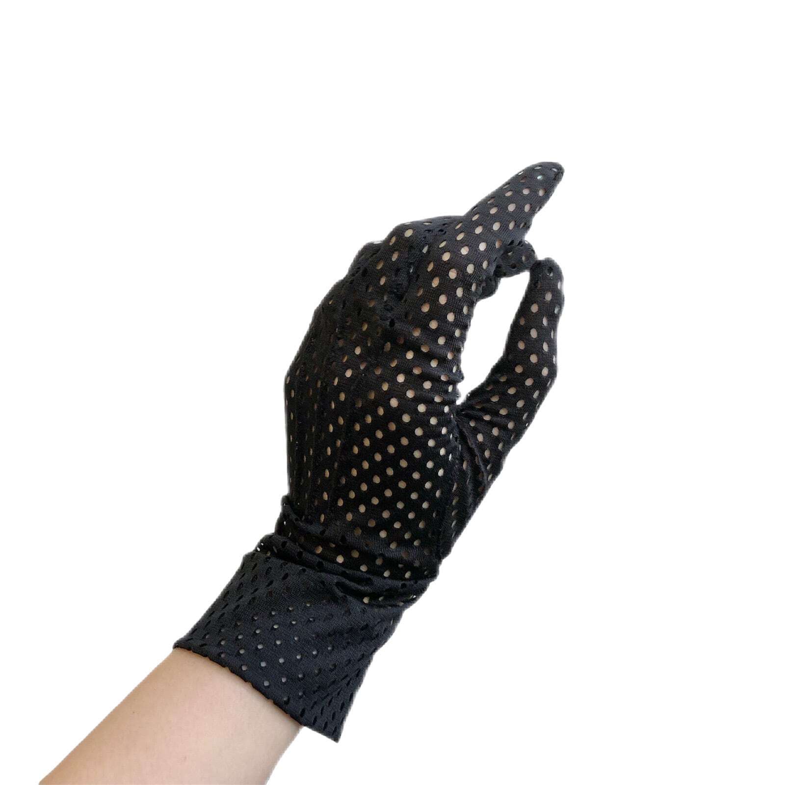 MESH GLOVES BLACK NUTTY Vintage&Collectibles